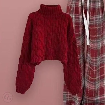 紅色毛衣/單件